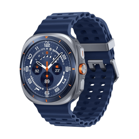 Samsung Galaxy Watch Ultra 2025 47mm LTE Azul (Titanium Blue) y Correa Marine Band Azul L705