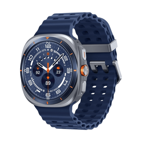 Samsung Galaxy Watch Ultra 2025 47mm LTE Azul (Titanium Blue) y Correa Marine Band Azul L705