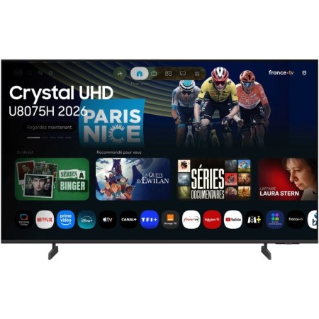 Televisor Samsung Crystal 4K AI U8075H 75″/ Ultra HD 4K/ Smart TV/ WiFi
