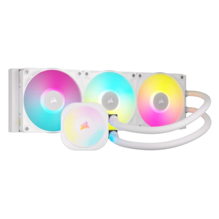 Corsair iCUE LINK TITAN RX RGB Procesador Sistema de refrigeración líquida todo en uno 12 cm Blanco 1 pieza(s)
