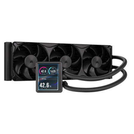VENTI. CPU CORSAIR NAUTILUS II 360 RS LCD 360MM RADIATOR LIQUID CPU COOLER CW-9061053-WW