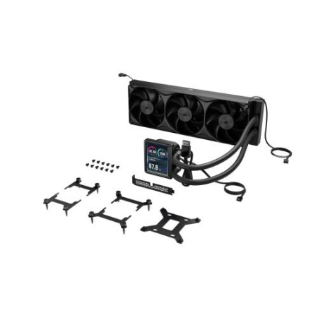 VENTI. CPU CORSAIR NAUTILUS II 360 RS LCD 360MM RADIATOR LIQUID CPU COOLER CW-9061053-WW