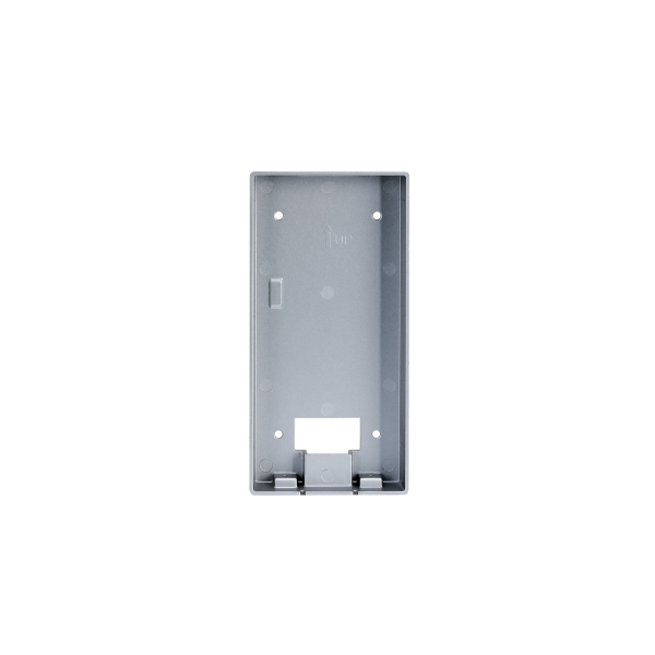 VTM117: DAHUA CAJA DE MONTAJE SUPERFICIAL PARA ESTACION VTO6221E-P, ADC12, 97X199X29MM, ACABADO PLATA