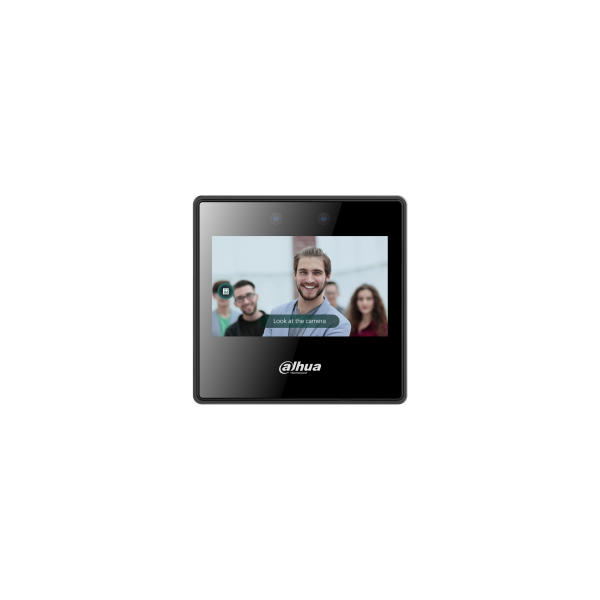 DHI-ASA3223A-W: DAHUA TERMINAL AUTONOMO DE CONTROL HORARIO POR RECONOCIMIENTO FACIAL, 2MP, DOBLE CAMARA, PANTALLA TACTIL 4,3″, 2