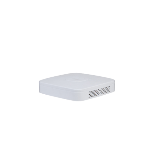 DHI-NVR2104-I2: DAHUA GRABADOR IP NVR 4 CANALES, 1U, 1 HDD, WIZSENSE, IA, DECODIFICACION 6×1080P, IP HASTA 12MP, H.265/H.264