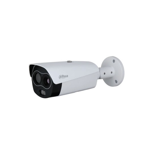 DHI-TPC-BF4441-B13F6-BW-S2: DAHUA CAMARA IP BULLET DUAL TERMICA + VISIBLE, TERMICA 400X300 13MM, VISIBLE 4MP 6MM, IR/LUZ BLANCA 