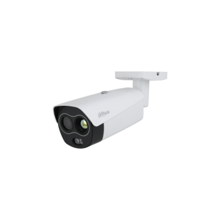 DHI-TPC-BF4441-B35F12-DC-S2-V1: DAHUA CAMARA IP BULLET DUAL TERMICA + VISIBLE, TERMICA 400X300 35MM, VISIBLE 4MP 12MM, IR/LUZ BL