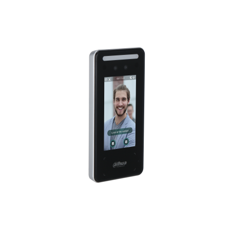DHI-ASI6213J-MW: DAHUA TERMINAL DE CONTROL DE ACCESO POR RECONOCIMIENTO FACIAL, 2MP, DOBLE CAMARA, PANTALLA TACTIL 4,3″, WIFI, 2