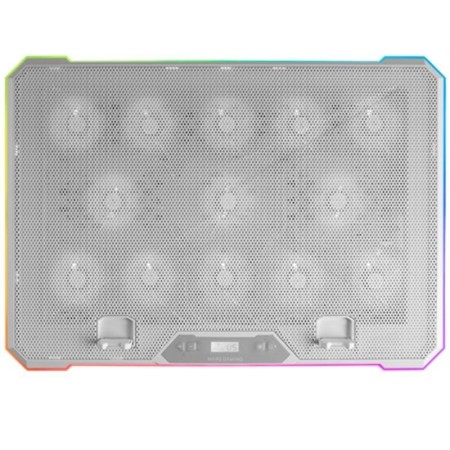 Soporte Refrigerante Mars Gaming MNBC13 para Portátiles hasta 17"/ Iluminación LED