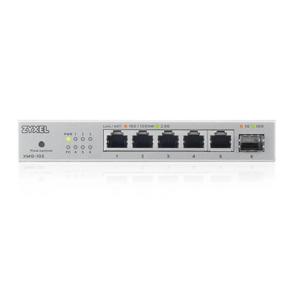 Switch zyxel xmg - 105 6 puertos
