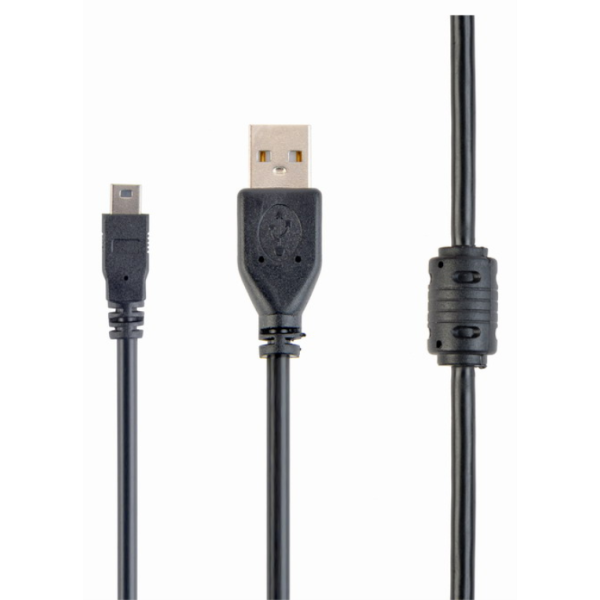 Gembird 1.8m USB 2.0 A/mini-USB cable USB 1,8 m USB A Mini-USB B Negro