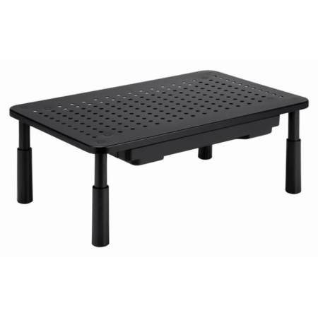 Gembird MS-TABLE-D-01 soporte para monitor Negro