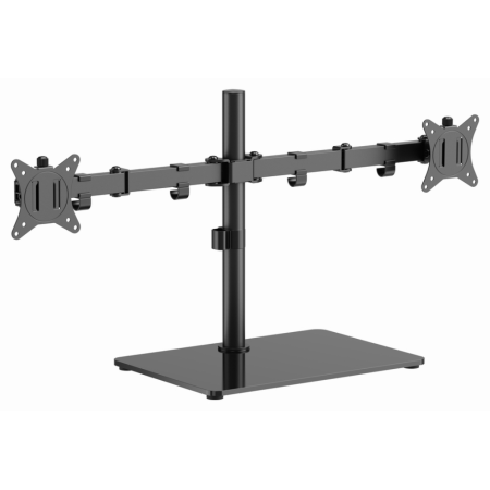 Gembird MS-D2ST-01 soporte para monitor 81,3 cm (32″) Escritorio Negro