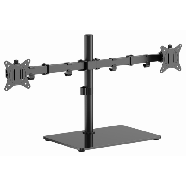 Gembird MS-D2ST-01 soporte para monitor 81,3 cm (32″) Escritorio Negro