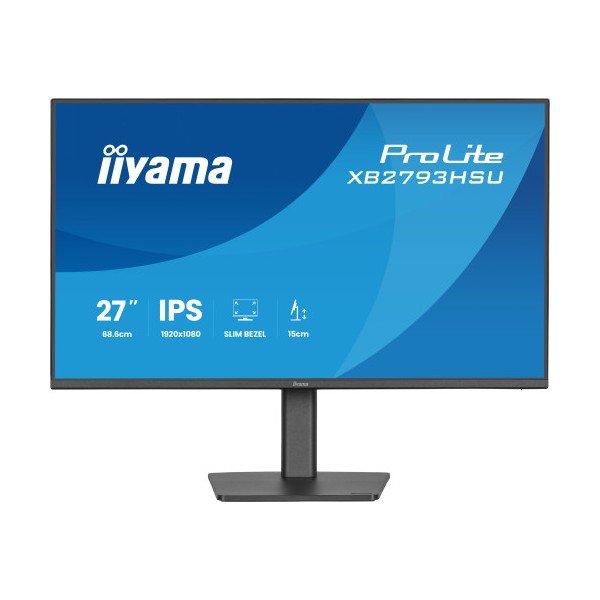 MONITOR IIYAMA PANTALLA PARA PC 68,6 CM (27″) 1920 X 1080 PIXELES FULL HD LED PANEL IPS ERGONÓMICO HDMI DISPLAYPORT USB