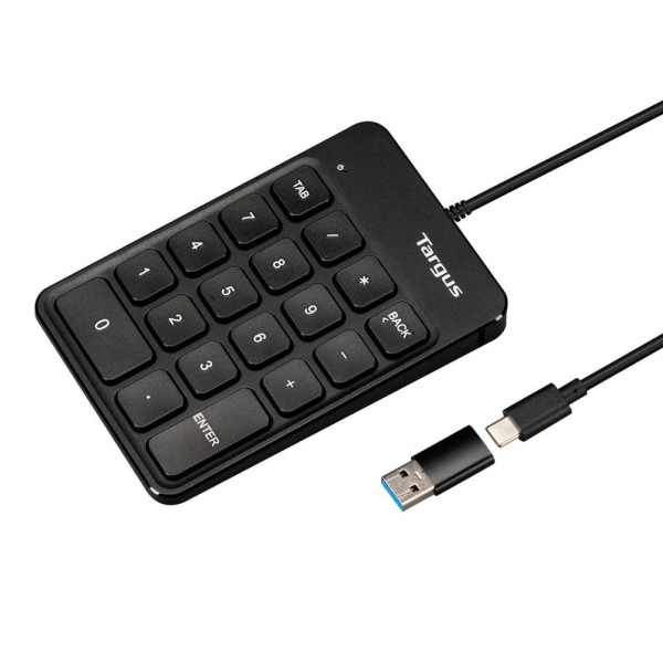 Teclado numerico targus akp13gl negro