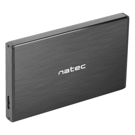 NATEC NKZ-0941 caja para disco duro externo Carcasa de disco duro/SSD Negro 2.5″