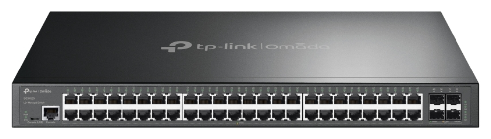 TP-Link Omada SG3452X switch Gestionado L2+ Gigabit Ethernet (10/100/1000) 1U Negro