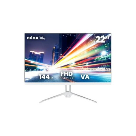 MONITOR 22″ HDMI VGA NILOX NXM22FHD14411W VA FHD 144Hz 5ms BLANCO