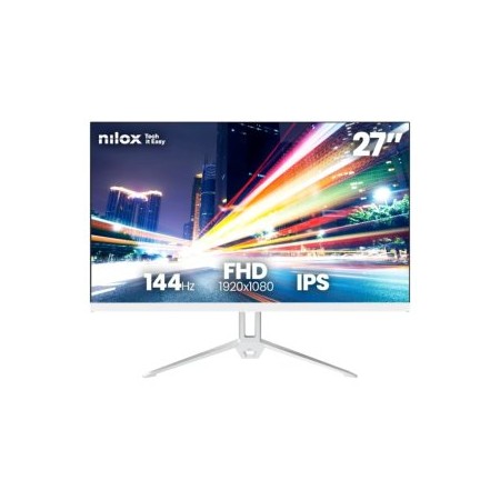 MONITOR 27″ HDMI VGA NILOX NXM27FHD14411W IPS FHD 144Hz 5ms BLANCO