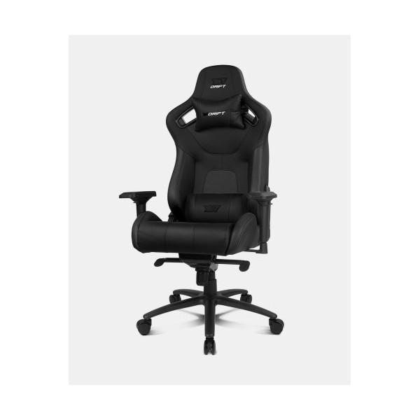 DRIFT DR600BK silla para videojuegos Butaca para jugar Asiento acolchado Negro