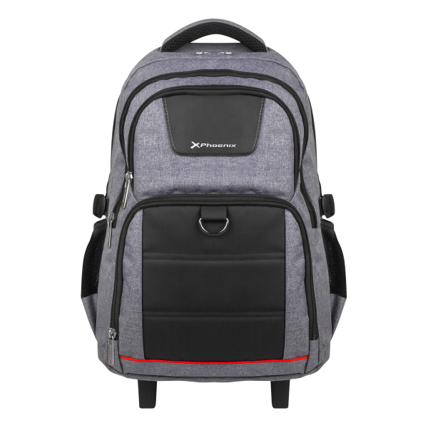 Mochila con ruedas trolley phoenix discovery g para portátil 17 pulgadas gris