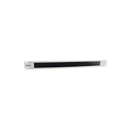 PANEL PASACABLES ARMARIO RACK 19″ EQUIP 327411 CON CEPILLO 1U COLOR GRIS CLARO