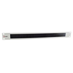 PANEL PASACABLES ARMARIO RACK 19″ EQUIP 327411 CON CEPILLO 1U COLOR GRIS CLARO
