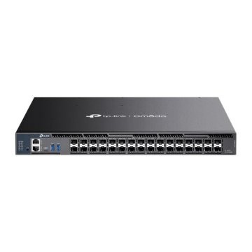 SWITCH GESTIONABLE L3 TP-LINK OMADA SX6632YF 32P 26x10GB SFP+ 6x25GB SFP28 APP METALICO RACK NEGRO