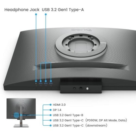 MONITOR PROGRAMACION BENQ RD280UG (9H.LNXLE.EBE) 28.2″ 4K 3840x2560 IPS.120HZ. 2000:1 USB-C