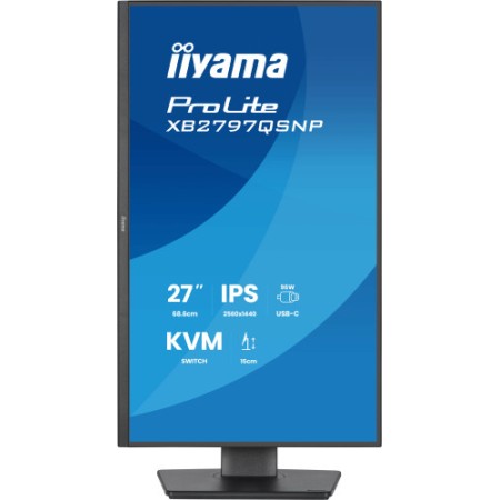 MONITOR IIYAMA 27″ IPS, 4-SIDE SLIM BEZEL 2560X1440 75HZ