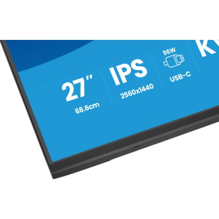 MONITOR IIYAMA 27″ IPS, 4-SIDE SLIM BEZEL 2560X1440 75HZ