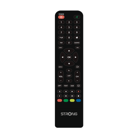 Strong SRT 7040 Cable, Satélite Negro