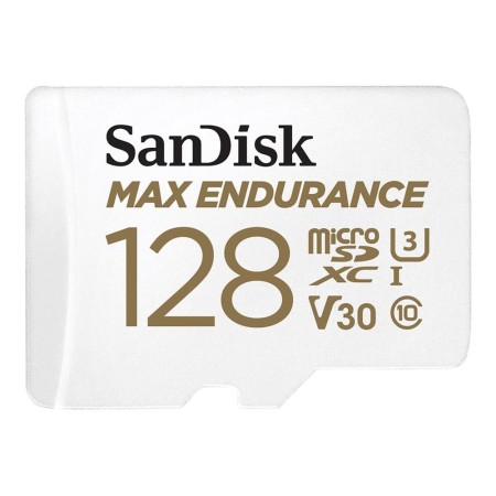 Tarjeta memoria micro secure digital sdxc sandisk max endurance 128gb cl10 + adaptador sd