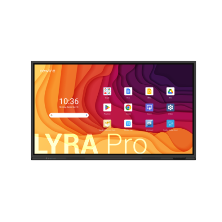NEWLINE MONITOR INTERNATIVO LYRA PRO (TT-6523QA) 65″,ANDROID 13, GOOGLE EDLA, MULTI USUARIO, ALTAVOCES 2X20W, WIFI 6 + BL, USB-C
