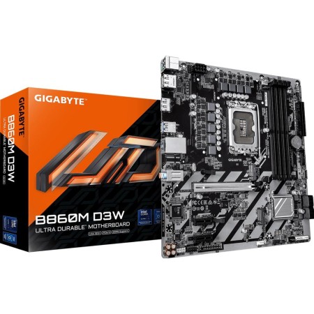 Placa base gigabyte b860m d3w lga1851 matx - 4x ddr5