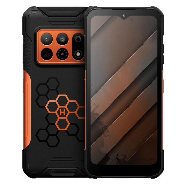 Movil rugerizado hammer construction 3 5g 6 - 128gb negro - naranja