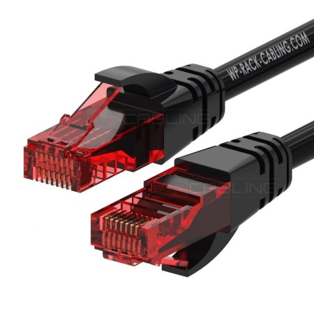 Cable de red wp latiguillo rj45 u - utp cat.6 0.2m negro