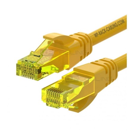Cable de red wp latiguillo rj45 u - utp cat.6a 3m amarillo