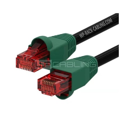 Cable de red wp latiguillo rj45 u - utp ldpe cat.6 3m negro