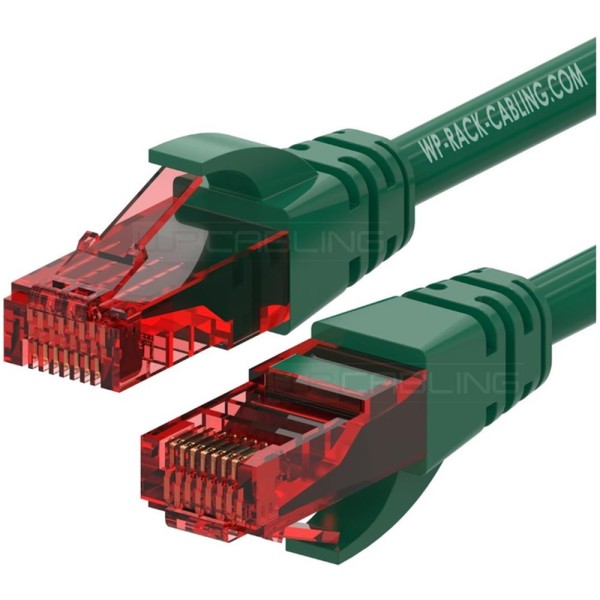 Cable de red wp latiguillo rj45 u - utp cat.6 5m verde