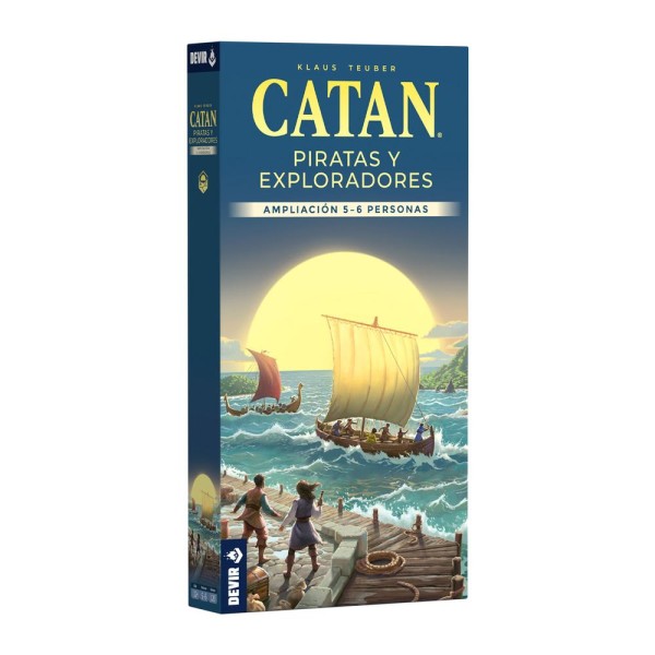 Juego de mesa devir catan piratas y exploradores 5 - 6 jugadores