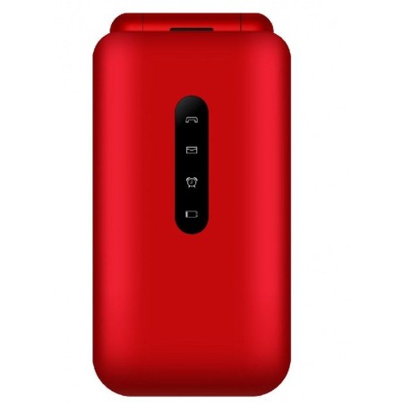 Teléfono Móvil Telefunken S740 para Personas Mayores/ Rojo