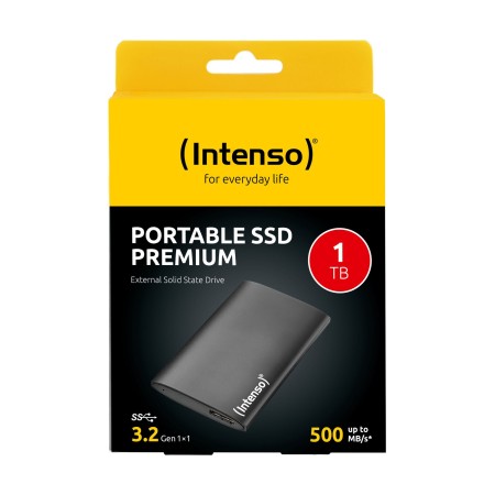 Intenso External SSD 1TB Premium Edition Black