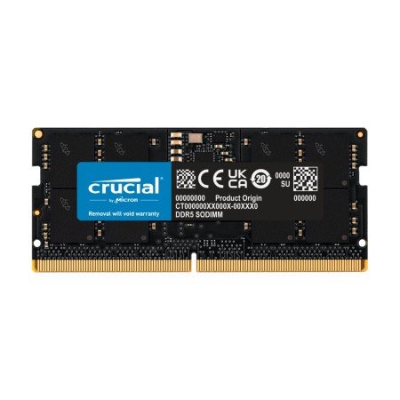 Memoria RAM Crucial 16GB/ DDR5/ 4800MHz/ 1.1V/ CL40/ SODIMM