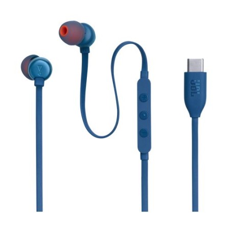 Auriculares Intrauditivos JBL Tune 310C/ con Micrófono/ Azules