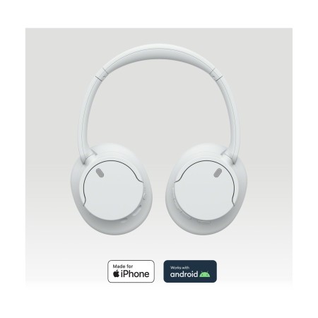Auriculares Inalámbricos Sony WH-CH720N/ con Micrófono/ Bluetooth/ Blancos