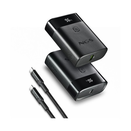 Powerbank 10000mAh NGS TWIX10/ 22.5W/ Negra