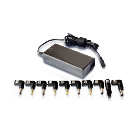 Cargador de Portátil Leotec Home/ 90W/ Automático/ 12 Conectores/ Voltaje 15-20V
