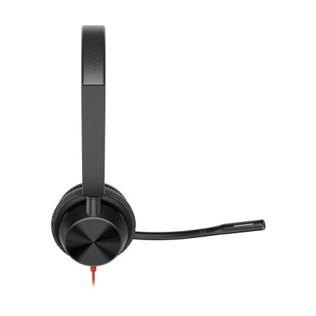 Auriculares Poly Blackwire 3225 para Microsoft Teams + 3.5 mm + Adaptador USB-C/A/ con Micrófono/ Jack 3.5 - USB Tipo-C/ Negros